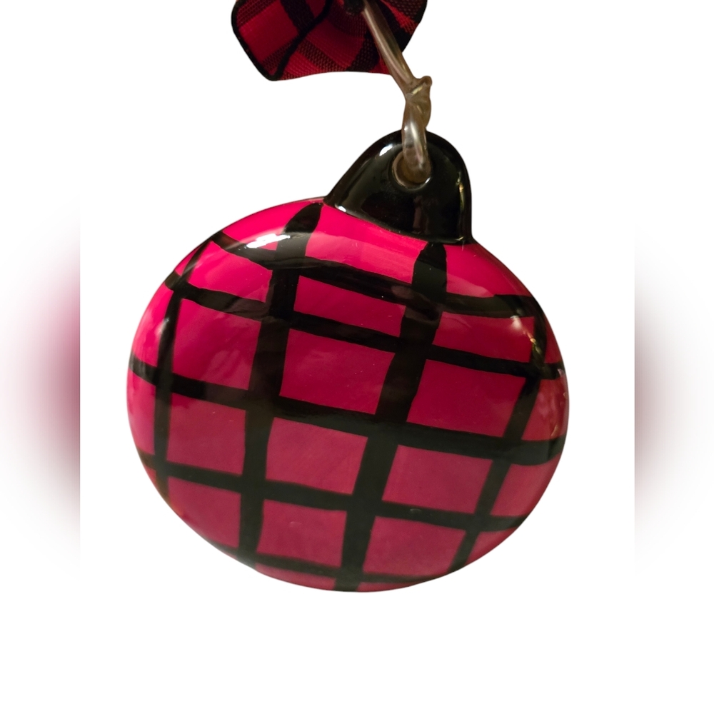 Glory Haus Our First Christmas Red Truck Large Puff Ornament Just Married NEW - Picture 6 of 10